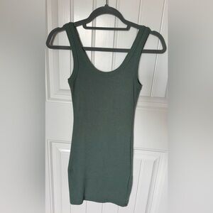 Fashion Nova Green Tank Top Dress